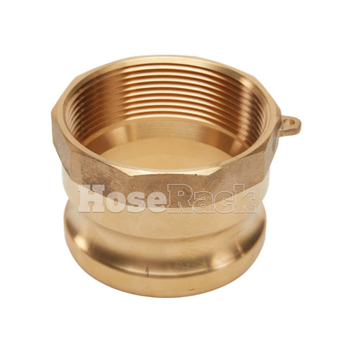 Brass 4" Male Camlock x 4" Female NPT