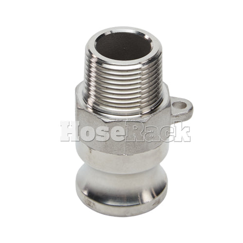 Stainless Steel 3/4" Camlock Male x 3/4" NPT Male (USA)