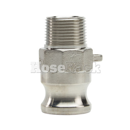 Stainless Steel 3/4" Camlock Male x 3/4" NPT Male (USA)