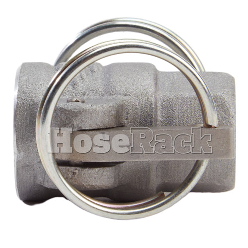 Aluminum 1/2" Female Camlock x 1/2" Female NPT