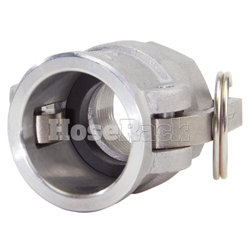 Aluminum 1 1/4" Female Camlock x 1 1/4" Female NPT