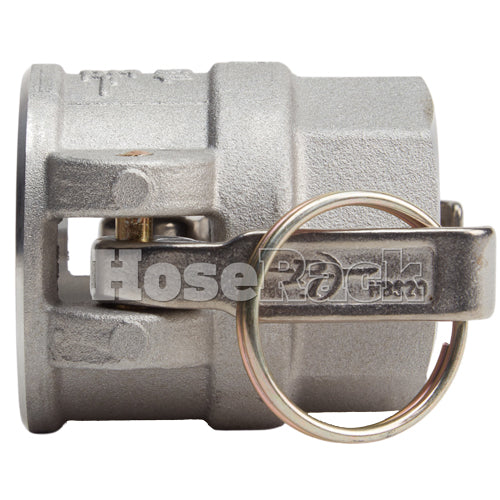 Aluminum 1 1/2" Female Camlock x 1 1/2" Female NPT