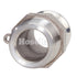 Stainless Steel 1 1/4" Camlock Male x 1 1/4" NPT Male (USA)