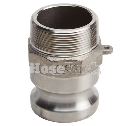 Stainless Steel 2" Camlock Male x 2" NPT Male (USA)