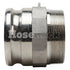 Stainless Steel 4" Camlock Male x 4" NPT Male (USA)