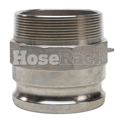 Stainless Steel 4" Camlock Male x 4" NPT Male (USA)