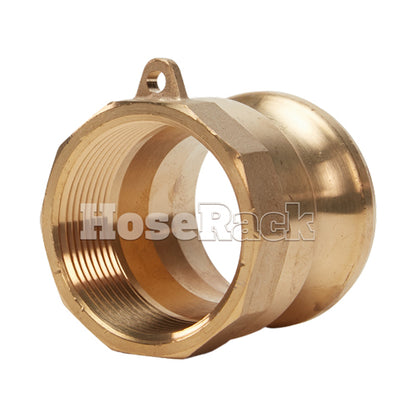 Brass 1 1/2" Male Camlock x 1 1/2" Female NPT (USA)