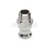 Stainless Steel 1/2" Camlock Male x 1/2" NPT Male (USA)