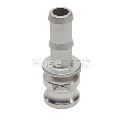 Stainless Steel 3/4" Male Camlock to Hose Shank