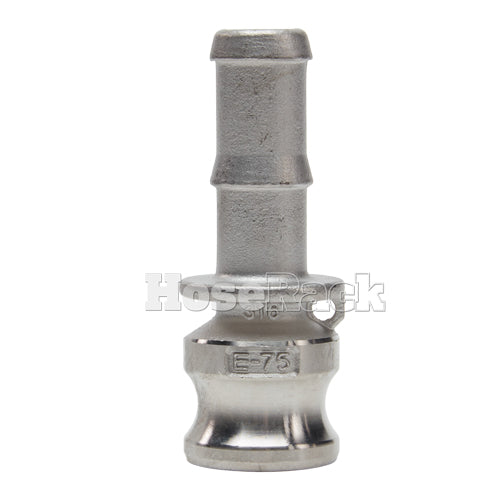 Stainless Steel 3/4" Male Camlock to Hose Shank