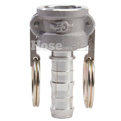 Aluminum 1/2" Female Camlock to Hose Shank