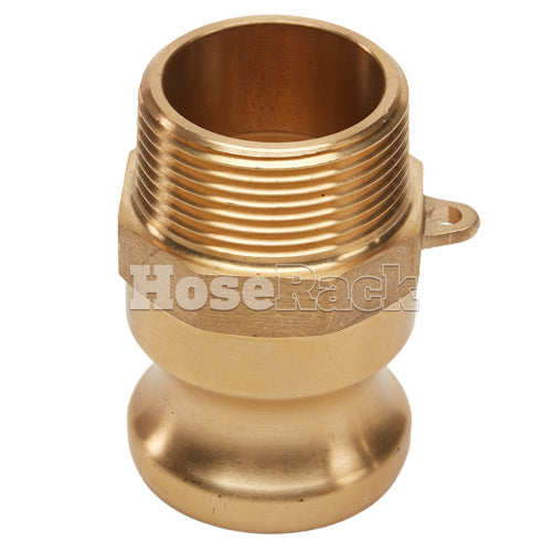 Brass 1 1/4" Male Camlock x 1 1/4" Male NPT