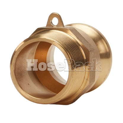 Brass 1 1/4" Male Camlock x 1 1/4" Male NPT