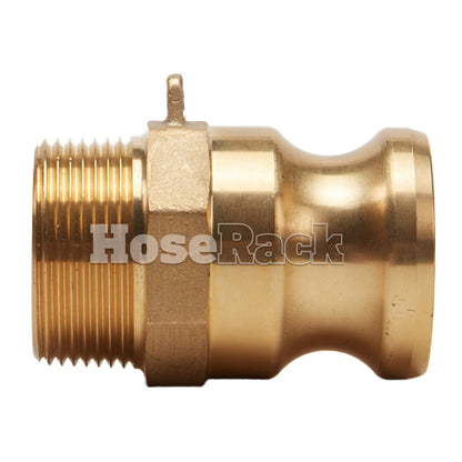 Brass 1 1/4" Male Camlock x 1 1/4" Male NPT