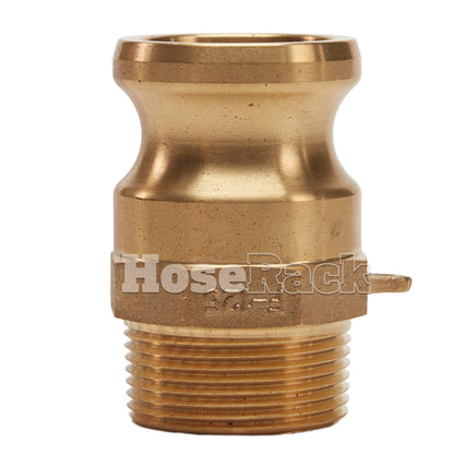 Brass 1 1/4" Male Camlock x 1 1/4" Male NPT