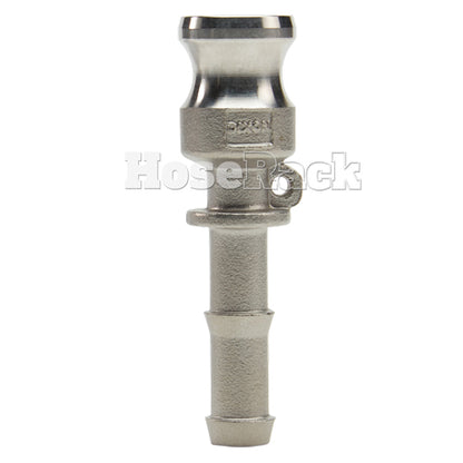 Stainless Steel 1/2" Male Camlock to Hose Shank