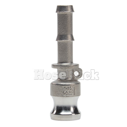 Stainless Steel 1/2" Male Camlock to Hose Shank