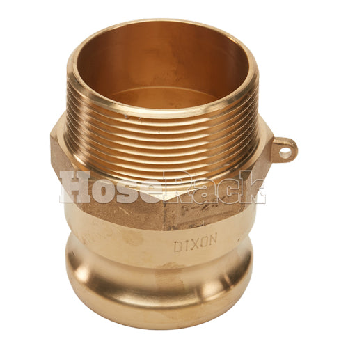 Brass 2 1/2" Male Camlock x 2 1/2" Male NPT