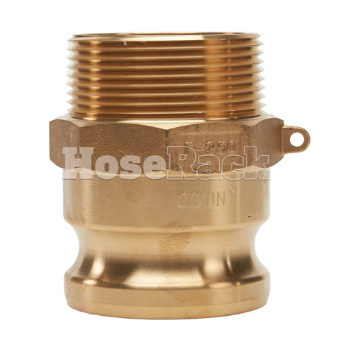 Brass 2 1/2" Male Camlock x 2 1/2" Male NPT