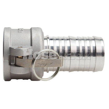 Aluminum 2" Female Camlock to Hose Shank