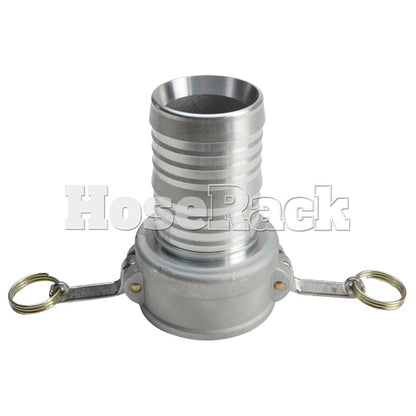 Aluminum 3" Female Camlock to Hose Shank