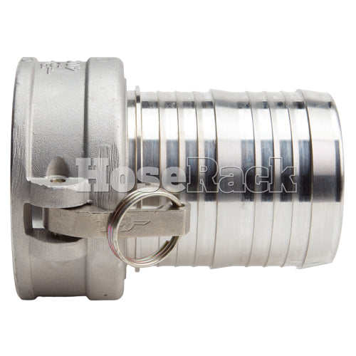 Aluminum 5" Female Camlock to Hose Shank