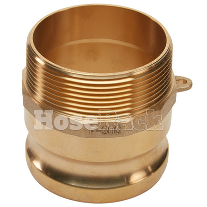 Brass 3" Male Camlock x 3" Male NPT