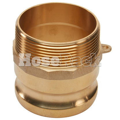 Brass 4" Male Camlock x 4" Male NPT