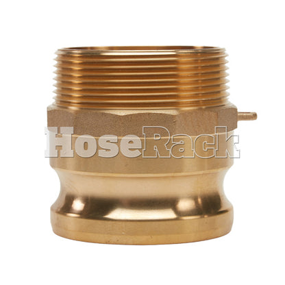 Brass 4" Male Camlock x 4" Male NPT