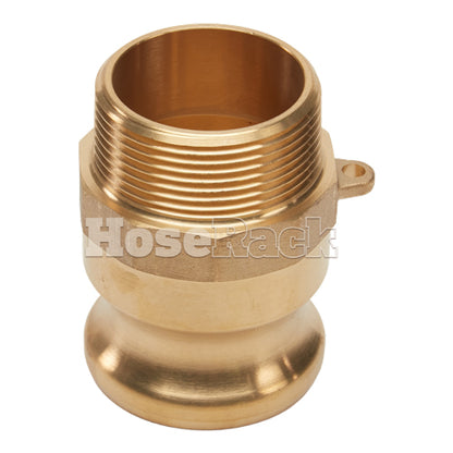 Brass 1 1/2" Male Camlock x 1 1/2" Male NPT (USA)