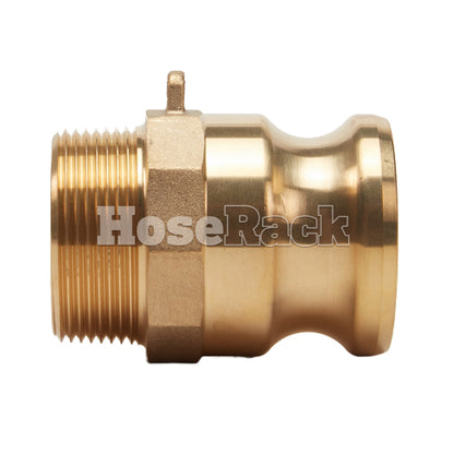 Brass 1 1/2" Male Camlock x 1 1/2" Male NPT (USA)