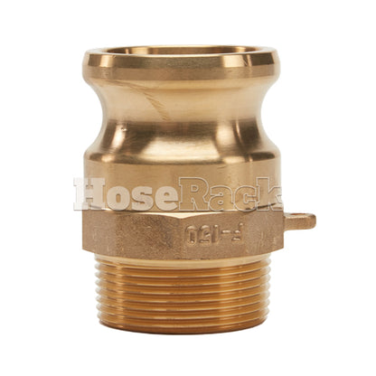 Brass 1 1/2" Male Camlock x 1 1/2" Male NPT (USA)