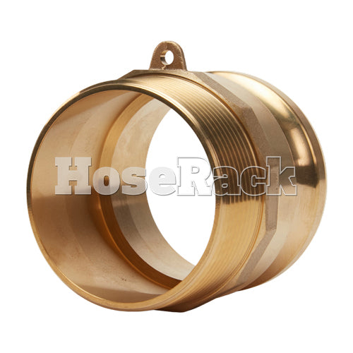 Brass 4" Male Camlock x 4" Male NPT (USA)