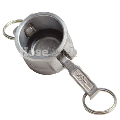 Aluminum 1 1/2" Female Camlock Dust Cap