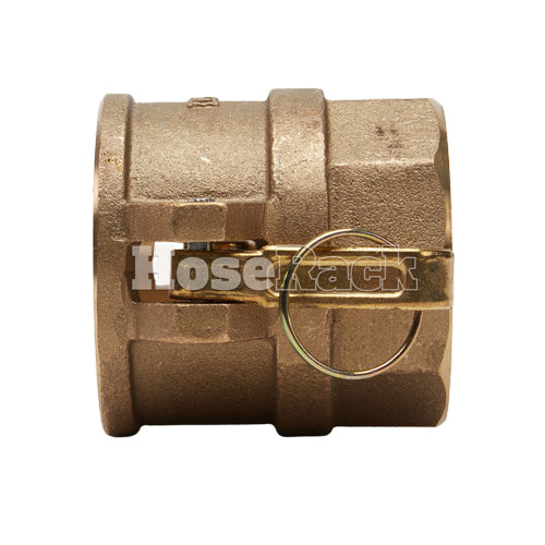 Brass 2 1/2" Female Camlock x 2 1/2" Female NPT