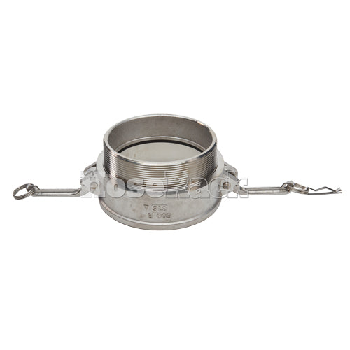 Stainless Steel 6" Female Camlock x 6" Male NPT