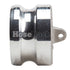 Aluminum 2 1/2" Male Camlock Dust Plug