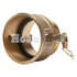 Brass 4" Female Camlock x 4" Male NPT