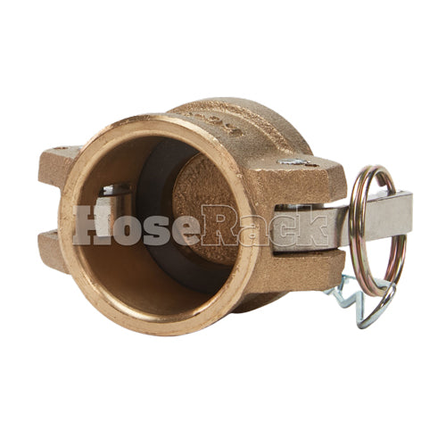 Brass 1 1/4" Female Camlock Dust Cap