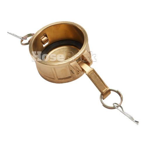 Brass 3" Female Camlock Dust Cap (USA)