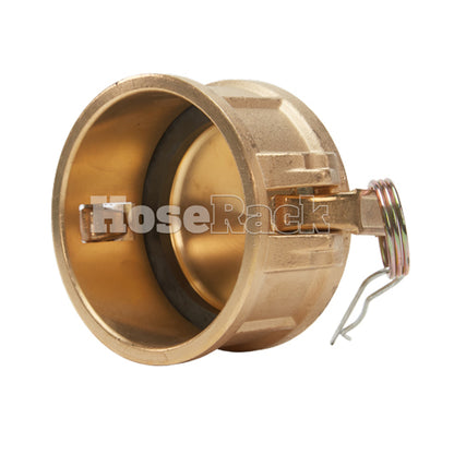 Brass 3" Female Camlock Dust Cap (USA)