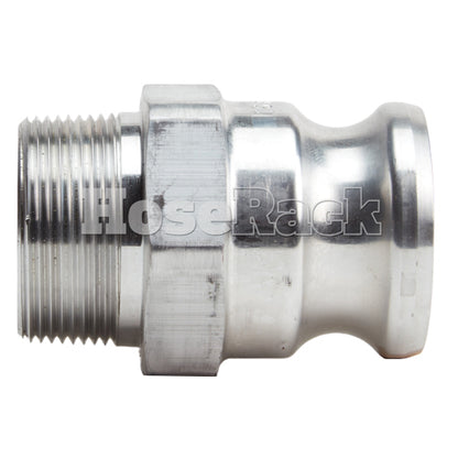 Aluminum 1 1/2" Male Camlock x 1 1/2" Male BSP (USA)