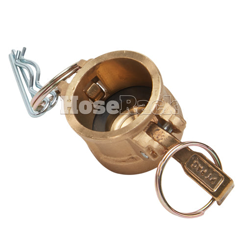 Brass 3/4" Female Camlock Dust Cap (USA)