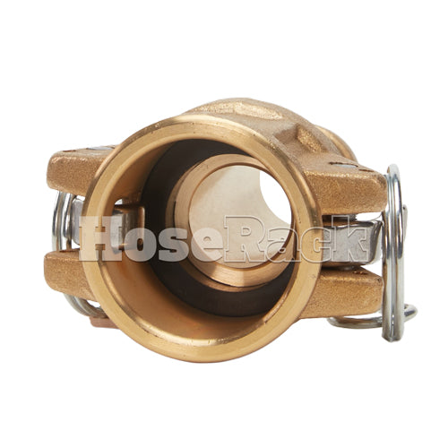 Brass 1" Female Camlock to Hose Shank