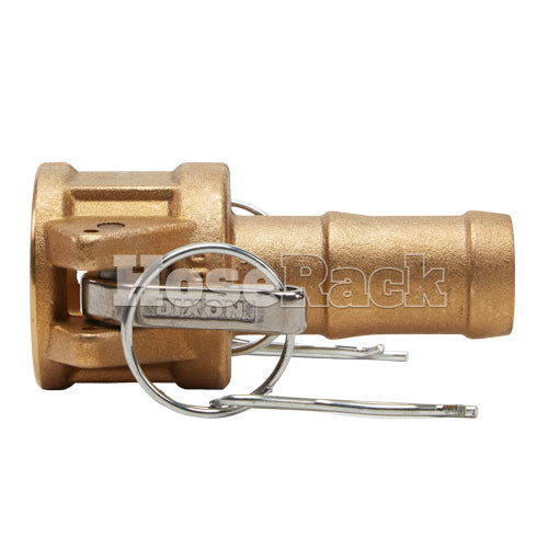 Brass 1" Female Camlock to Hose Shank