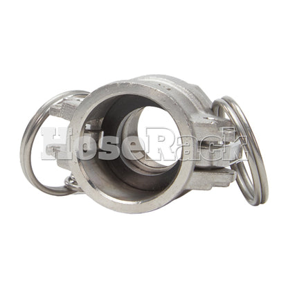 Stainless Steel 3/4" Female Camlock x 3/4" Female NPT