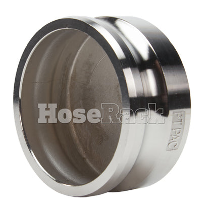 Stainless Steel 4" Camlock Male Dust Plug