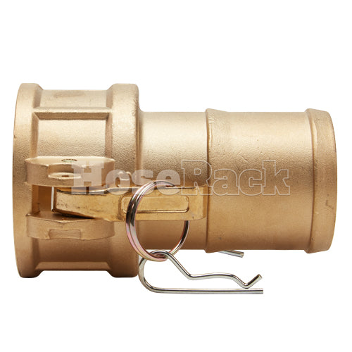 Brass 2" Female Camlock to Hose Shank