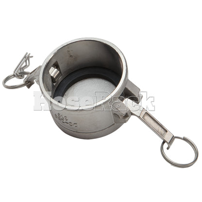 Stainless Steel 2 1/2" Camlock Female Dust Cap