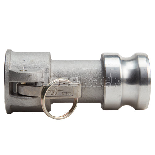 Aluminum 1 1/2" Female Camlock x 1" Male Camlock (USA)